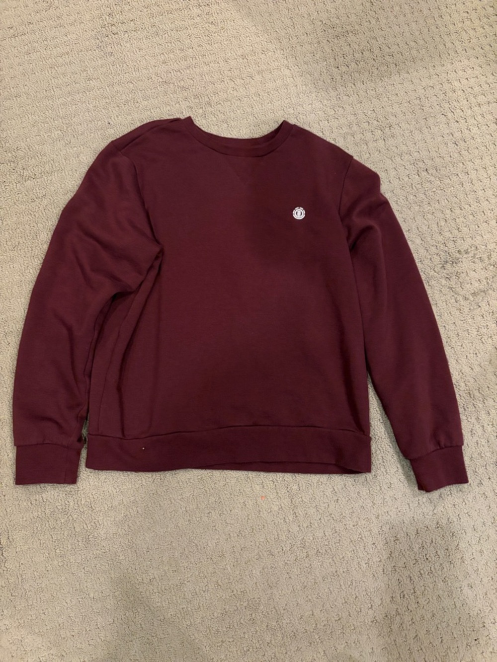 Element Crewneck Burgundy Size M